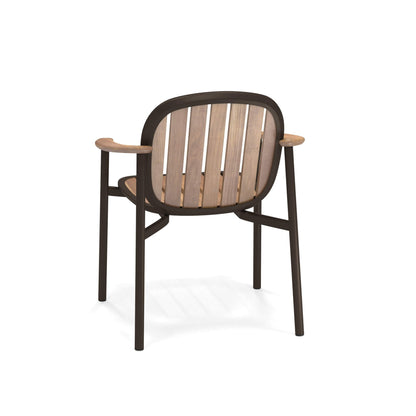 Twins 6041 Alu-Teak Armchair-Contract Furniture Store for hospitality, leisure & commercial projects
