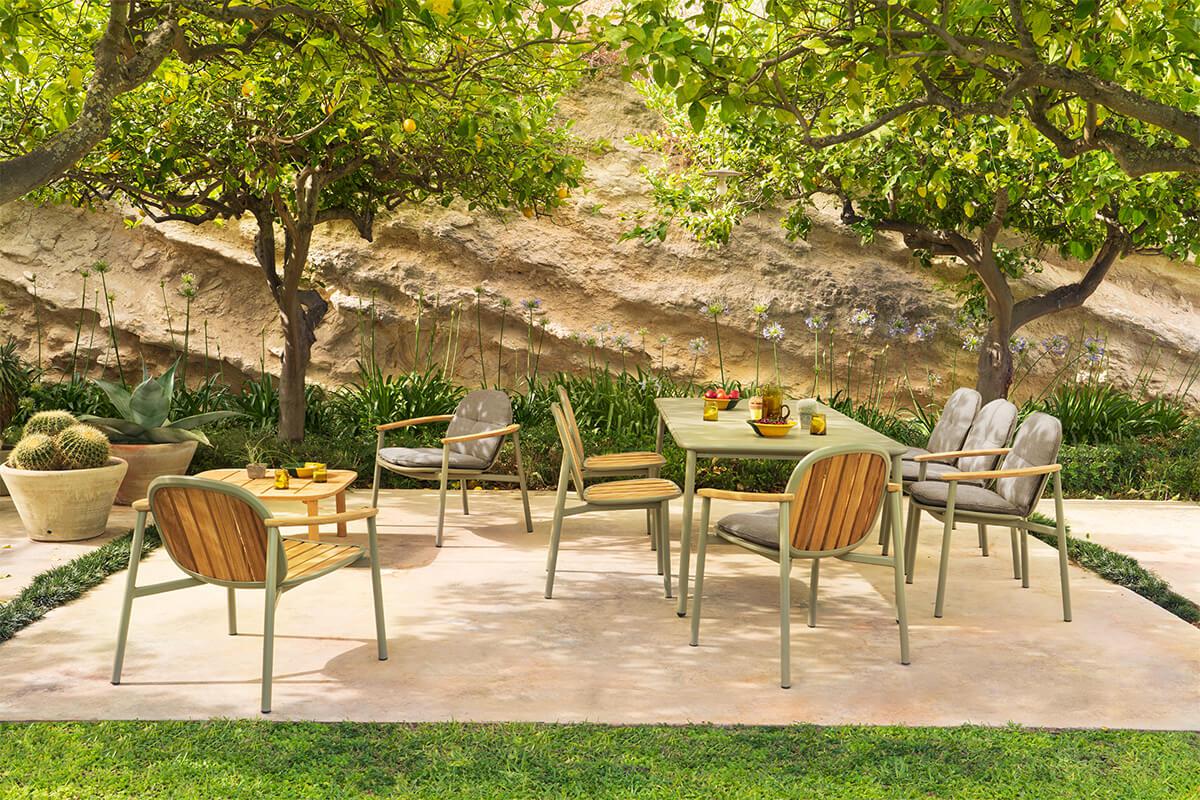 Twins 6041 Alu-Teak Armchair-Contract Furniture Store for hospitality, leisure & commercial projects