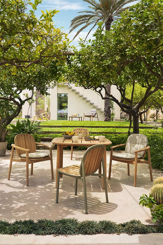 Twins 6041 Alu-Teak Armchair-Contract Furniture Store for hospitality, leisure & commercial projects