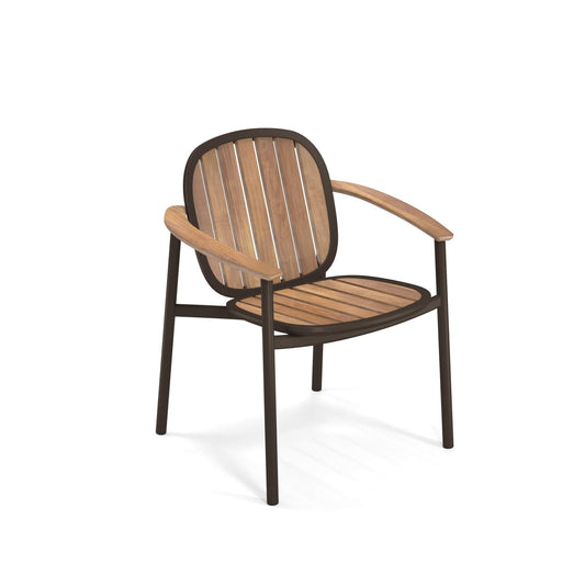 Twins 6041 Alu-Teak Armchair-Contract Furniture Store for hospitality, leisure & commercial projects