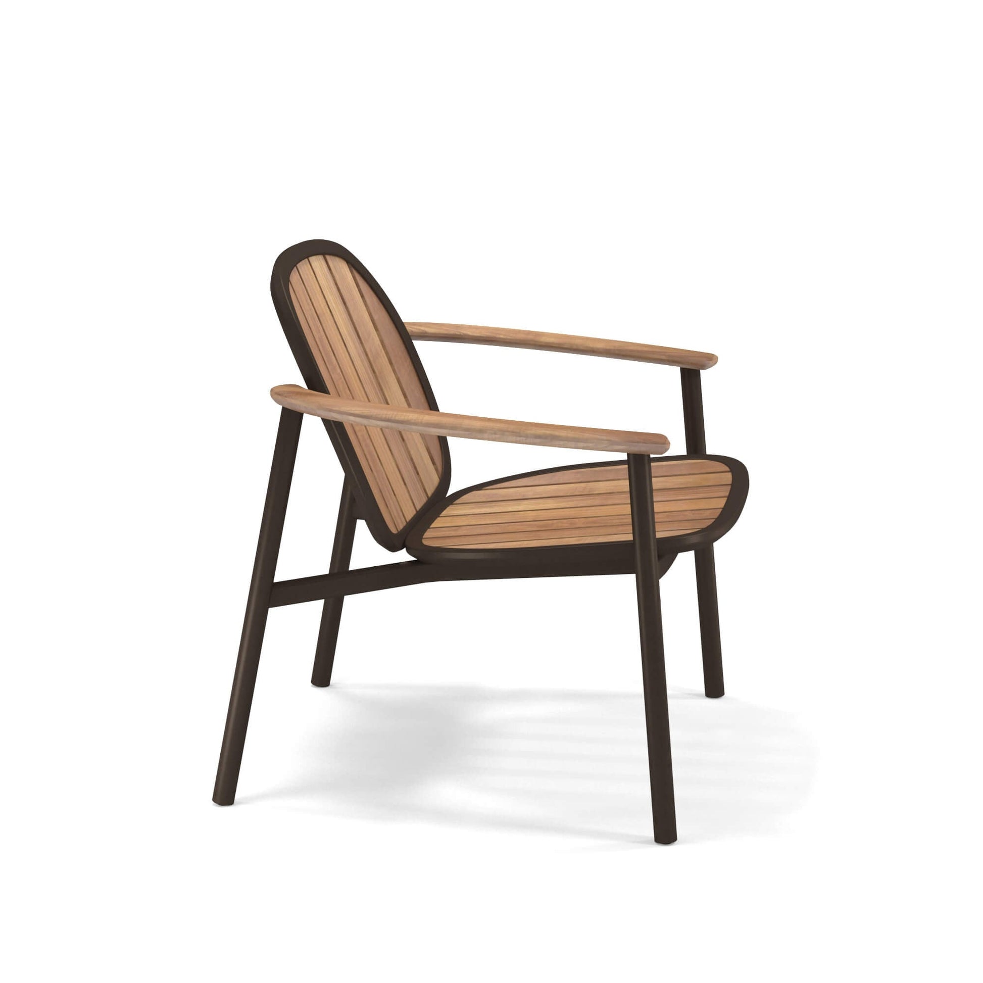 Twins 6042 Alu-Teak Lounge Chair-Contract Furniture Store for hospitality, leisure & commercial projects