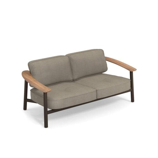Twins 6045 Alu-Teak 2-Seater Sofa-Contract Furniture Store for hospitality, leisure & commercial projects