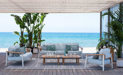 Twins 6045 Alu-Teak Lounge Chair-Contract Furniture Store for hospitality, leisure & commercial projects