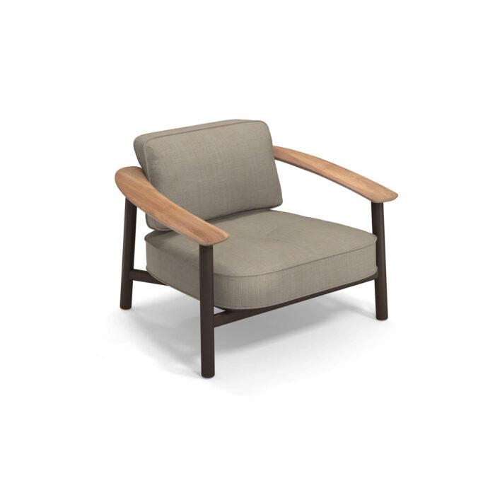 Twins 6045 Alu-Teak Lounge Chair-Contract Furniture Store for hospitality, leisure & commercial projects