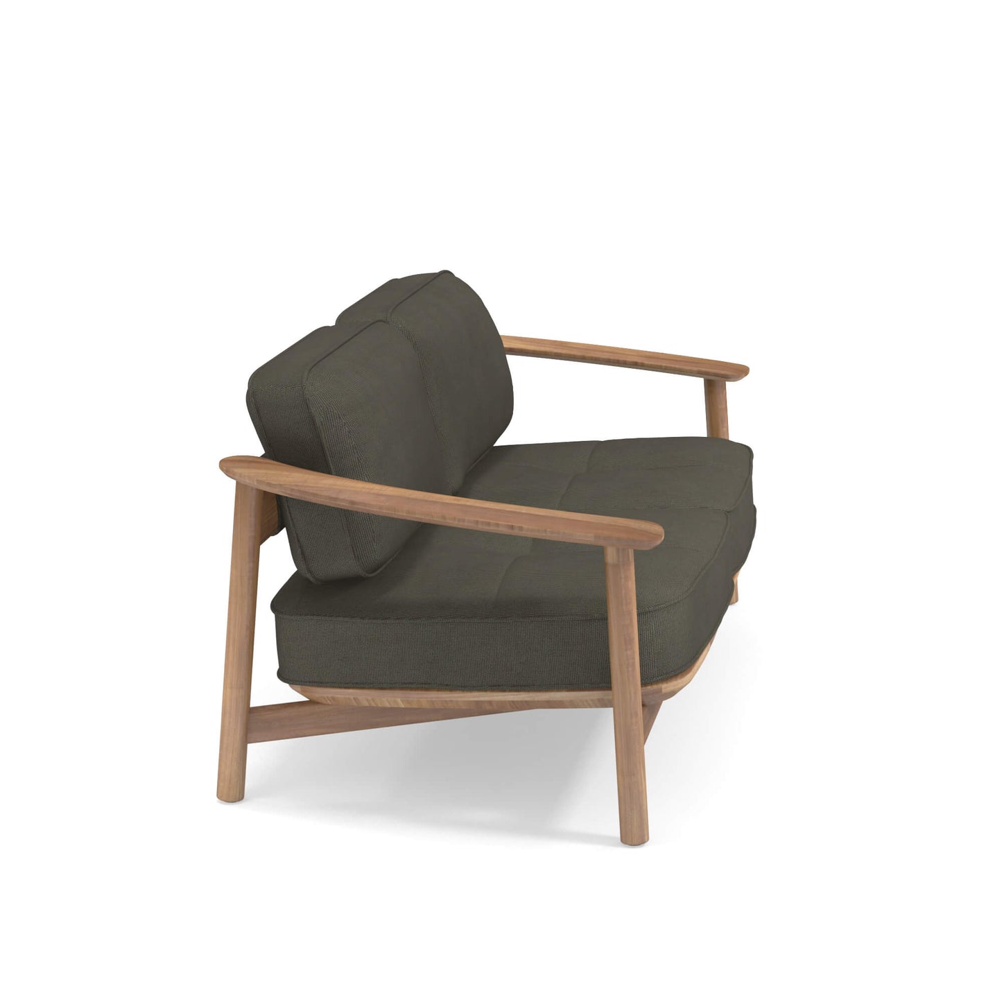 Twins 6056 Teak 2-Seater Sofa-Contract Furniture Store for hospitality, leisure & commercial projects