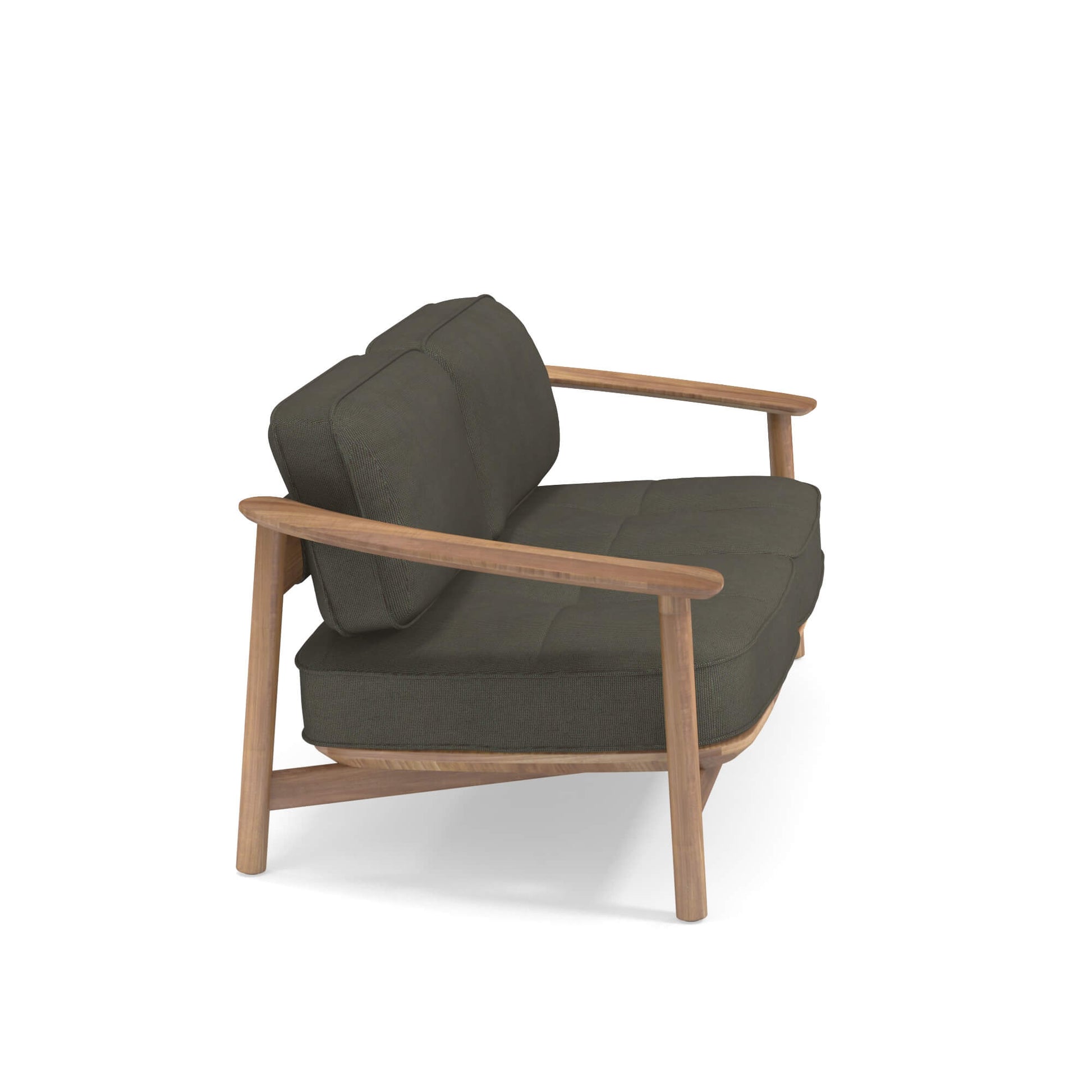 Twins 6056 Teak 2-Seater Sofa-Contract Furniture Store for hospitality, leisure & commercial projects