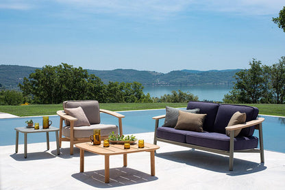 Twins 6056 Teak 2-Seater Sofa-Contract Furniture Store for hospitality, leisure & commercial projects