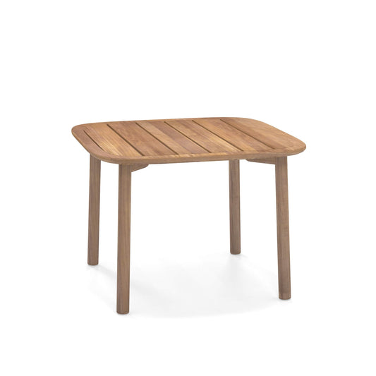 Twins 6061 Teak Square Dining Table-Contract Furniture Store for hospitality, leisure & commercial projects