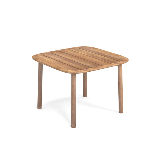Twins 6061 Teak Square Dining Table-Contract Furniture Store for hospitality, leisure & commercial projects
