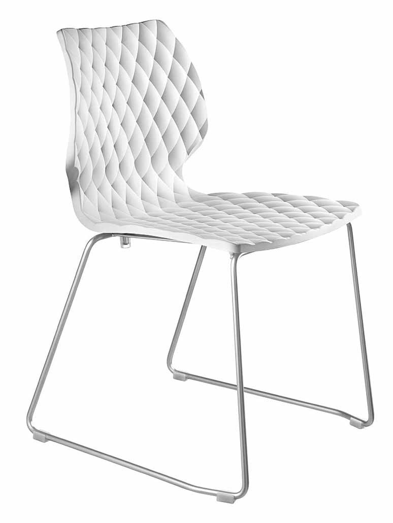 Uni Side Chair c/w Sled Legs-Metalmobil-Contract Furniture Store