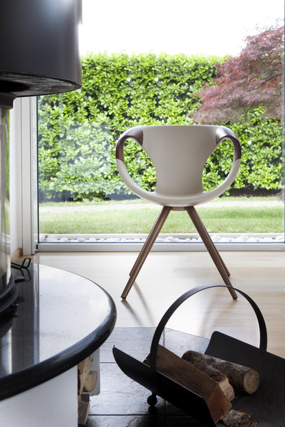 Up 917 Wooden Arms Side Chair