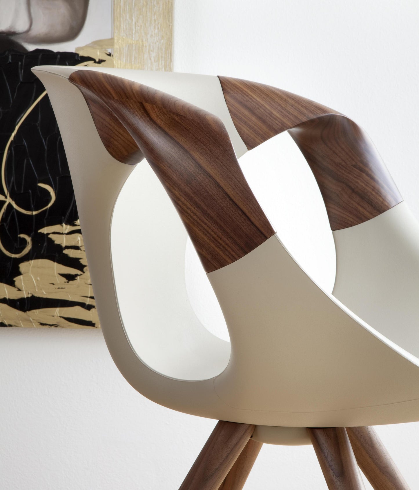Up 917 Wooden Arms Side Chair