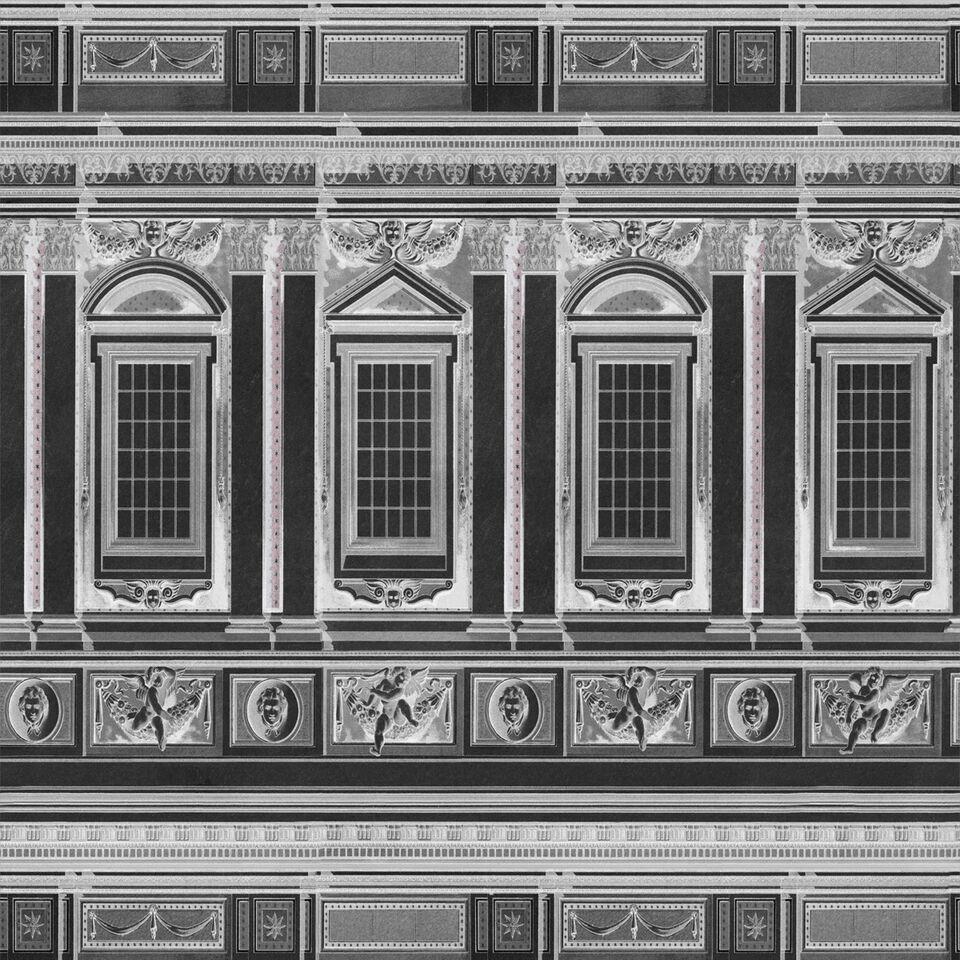 Vaticano Anthracite Wallpaper