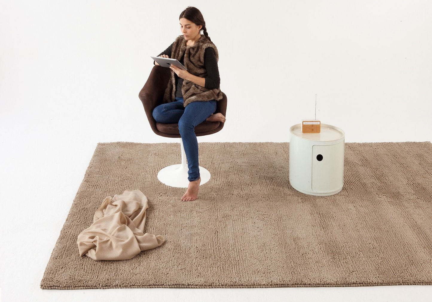 Velvet Grey Rug-Contract Furniture Store for hospitality, leisure & commercial projects