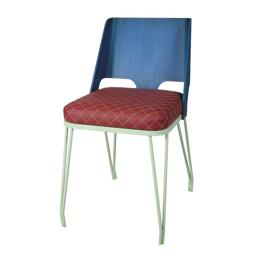 Velvet Upholstered Side Chair