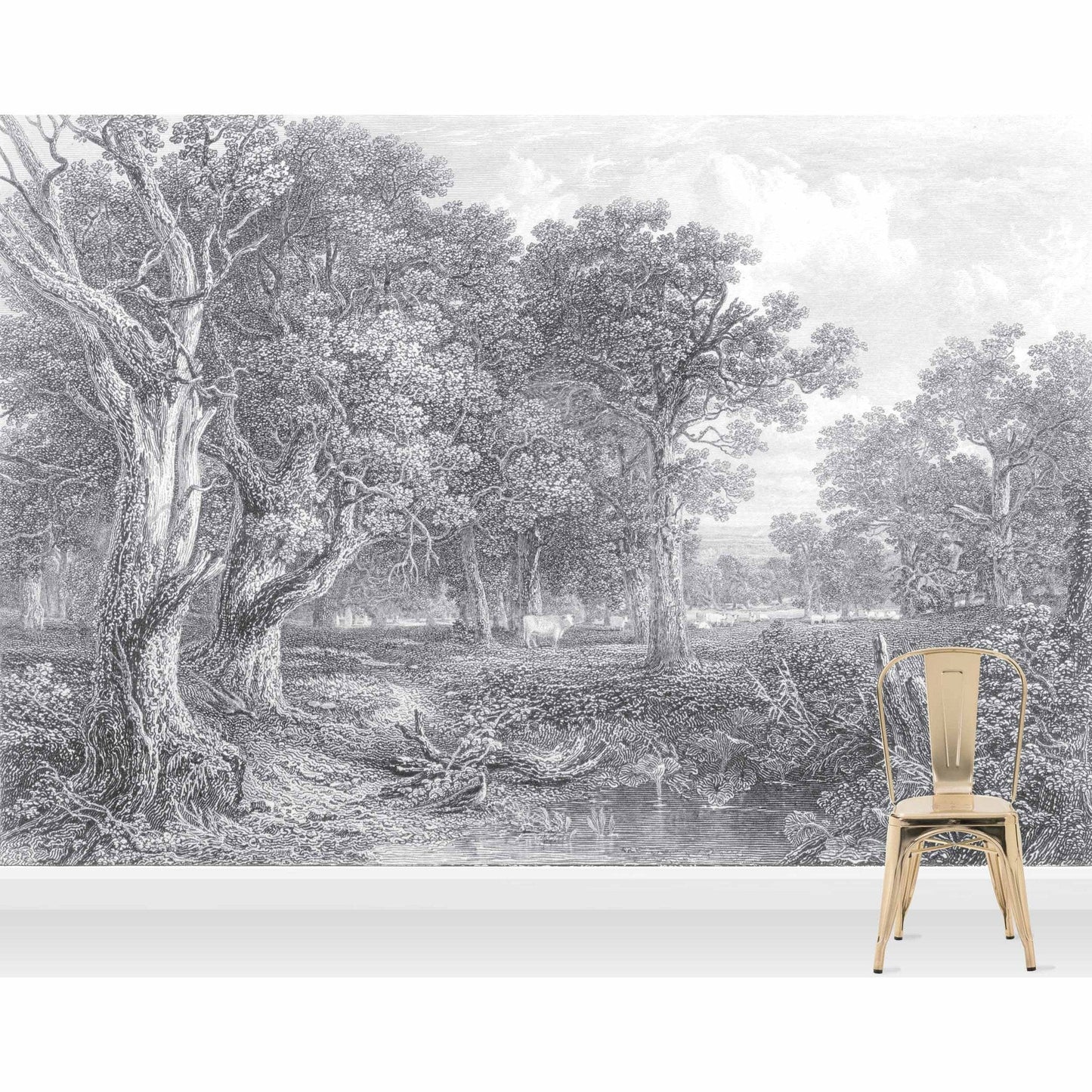 Vintage Holy Cow Wall Mural