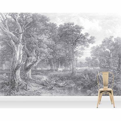 Vintage Holy Cow Wall Mural