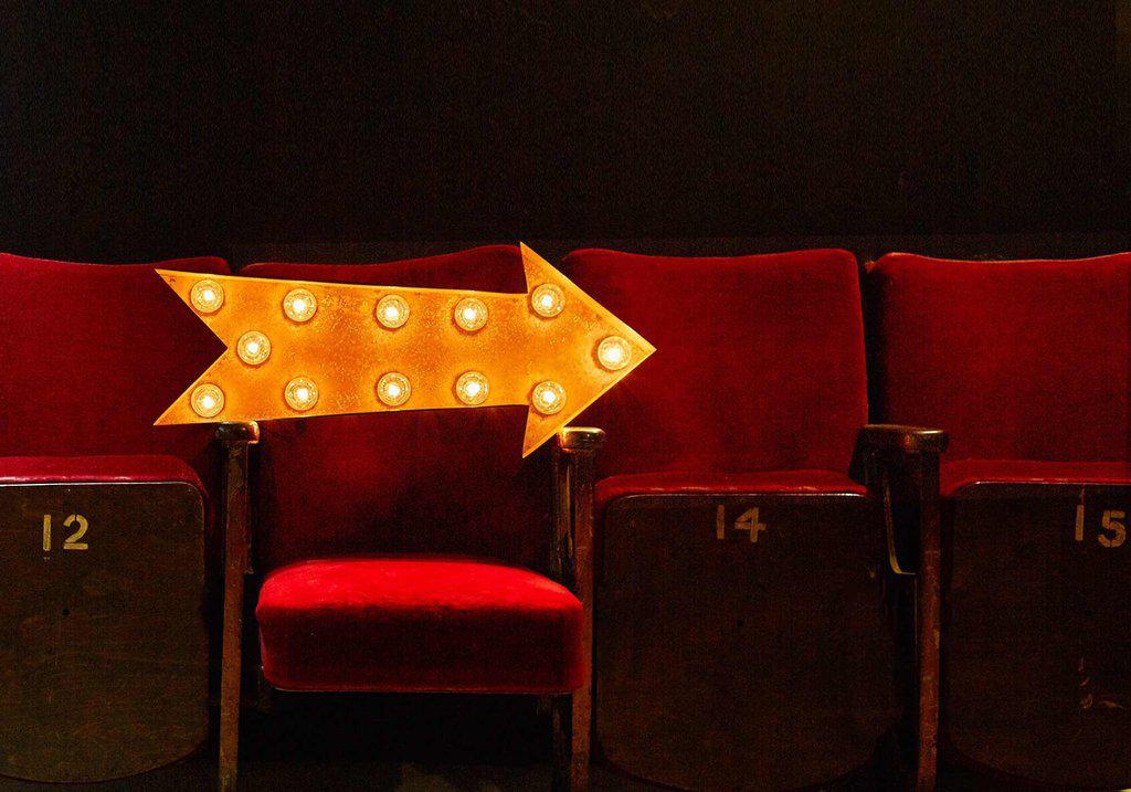 Vintage Letter - Arrow Wall Light