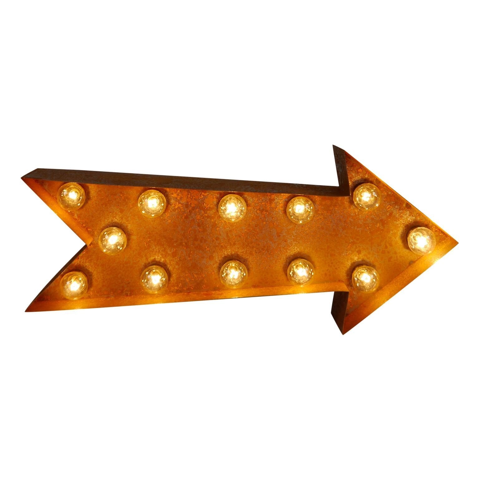 Vintage Letter - Arrow Wall Light