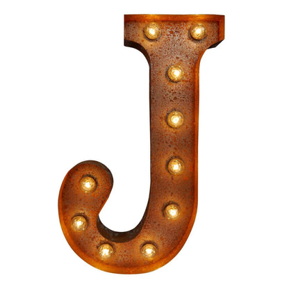Vintage Letters - A-Z Wall Light