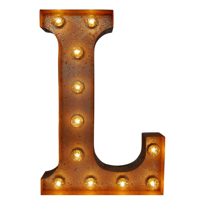 Vintage Letters - A-Z Wall Light