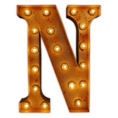Vintage Letters - A-Z Wall Light