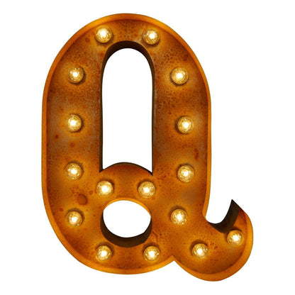 Vintage Letters - A-Z Wall Light