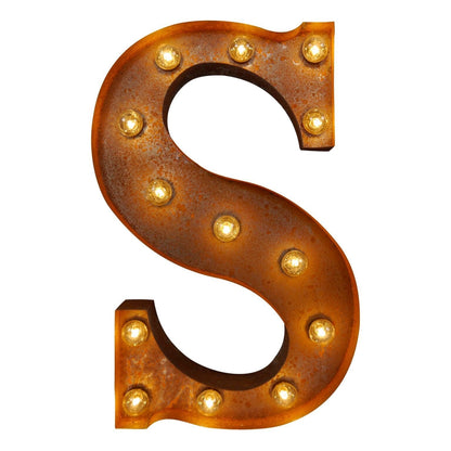 Vintage Letters - A-Z Wall Light