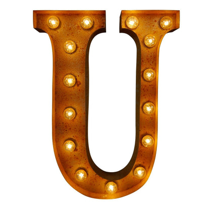 Vintage Letters - A-Z Wall Light