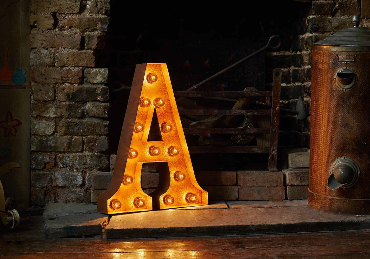 Vintage Letters - A-Z Wall Light