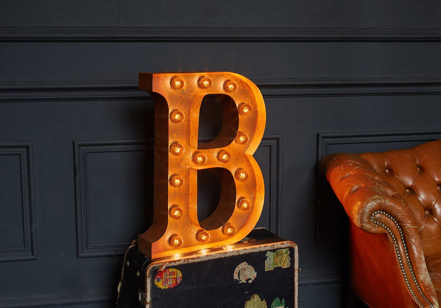 Vintage Letters - A-Z Wall Light