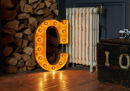 Vintage Letters - A-Z Wall Light