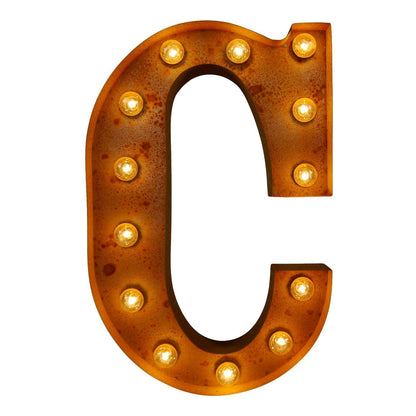 Vintage Letters - A-Z Wall Light