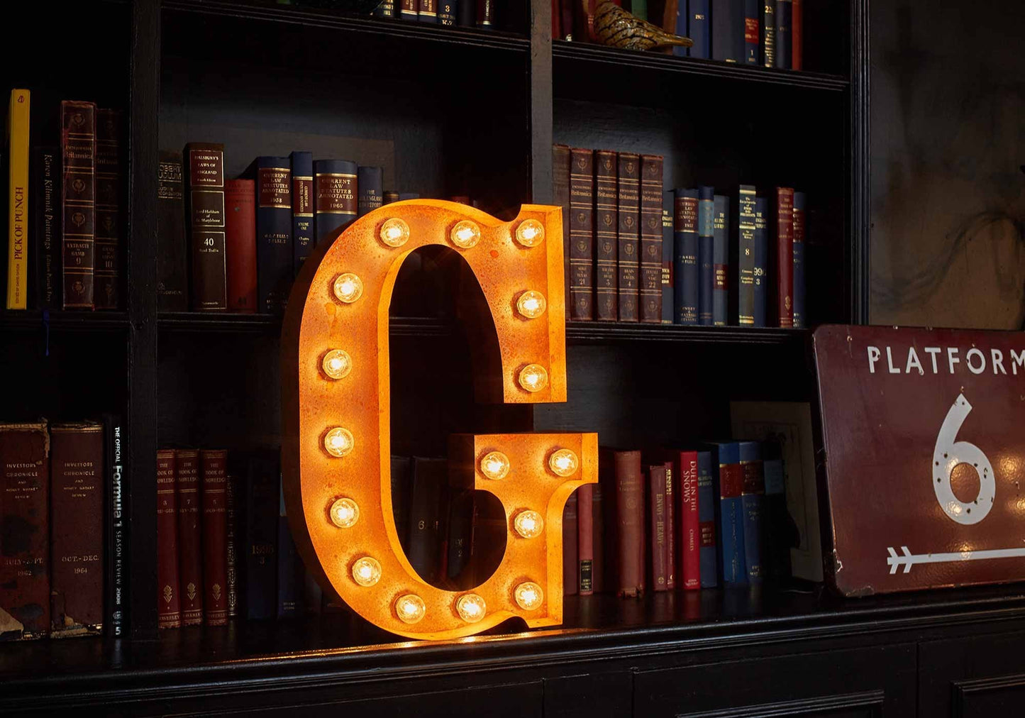 Vintage Letters - A-Z Wall Light