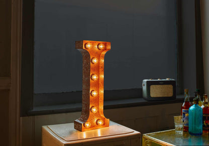 Vintage Letters - A-Z Wall Light