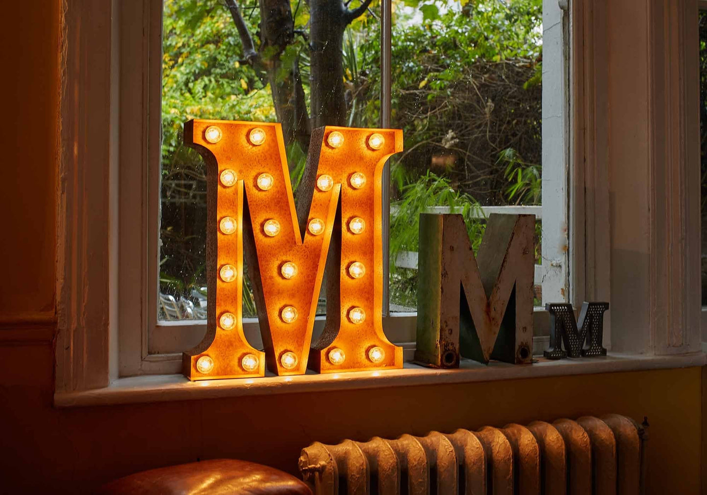 Vintage Letters - A-Z Wall Light