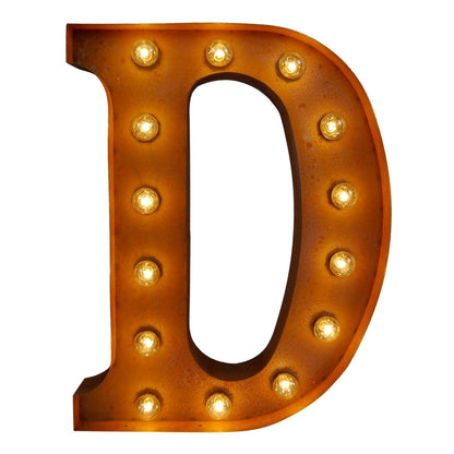 Vintage Letters - A-Z Wall Light