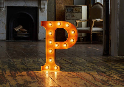 Vintage Letters - A-Z Wall Light