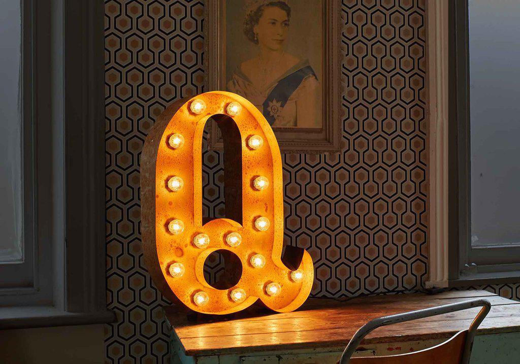 Vintage Letters - A-Z Wall Light