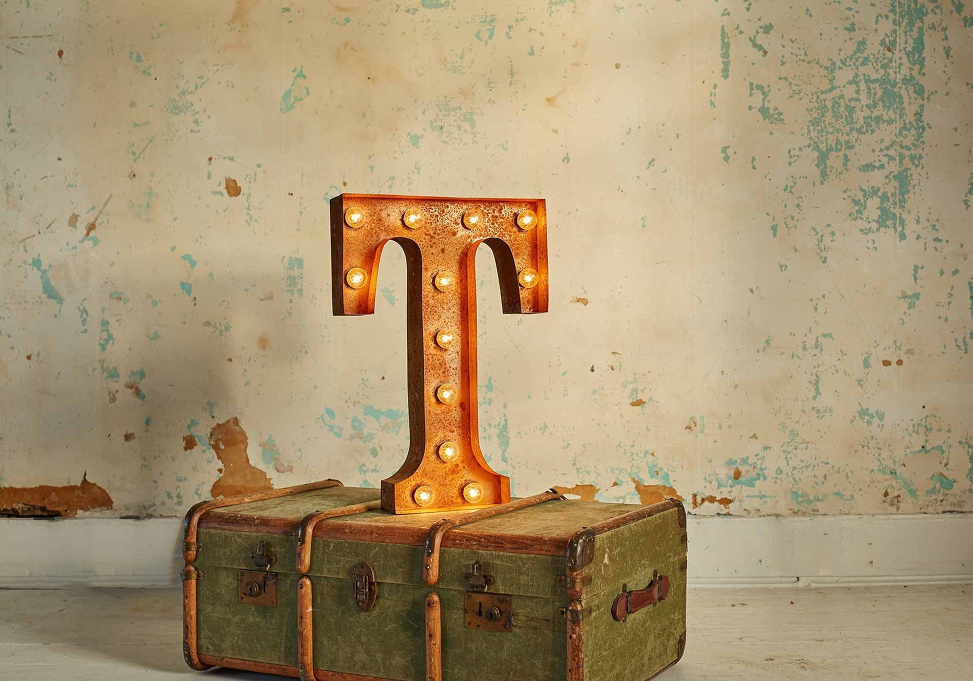 Vintage Letters - A-Z Wall Light