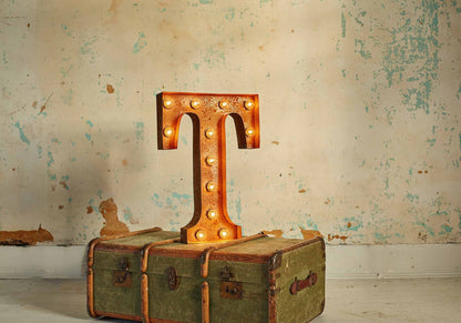 Vintage Letters - A-Z Wall Light