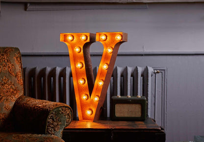 Vintage Letters - A-Z Wall Light