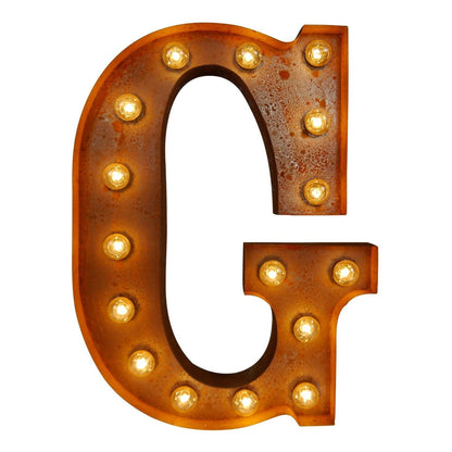 Vintage Letters - A-Z Wall Light