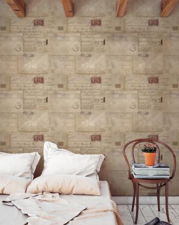Vintage Letters Wallpaper
