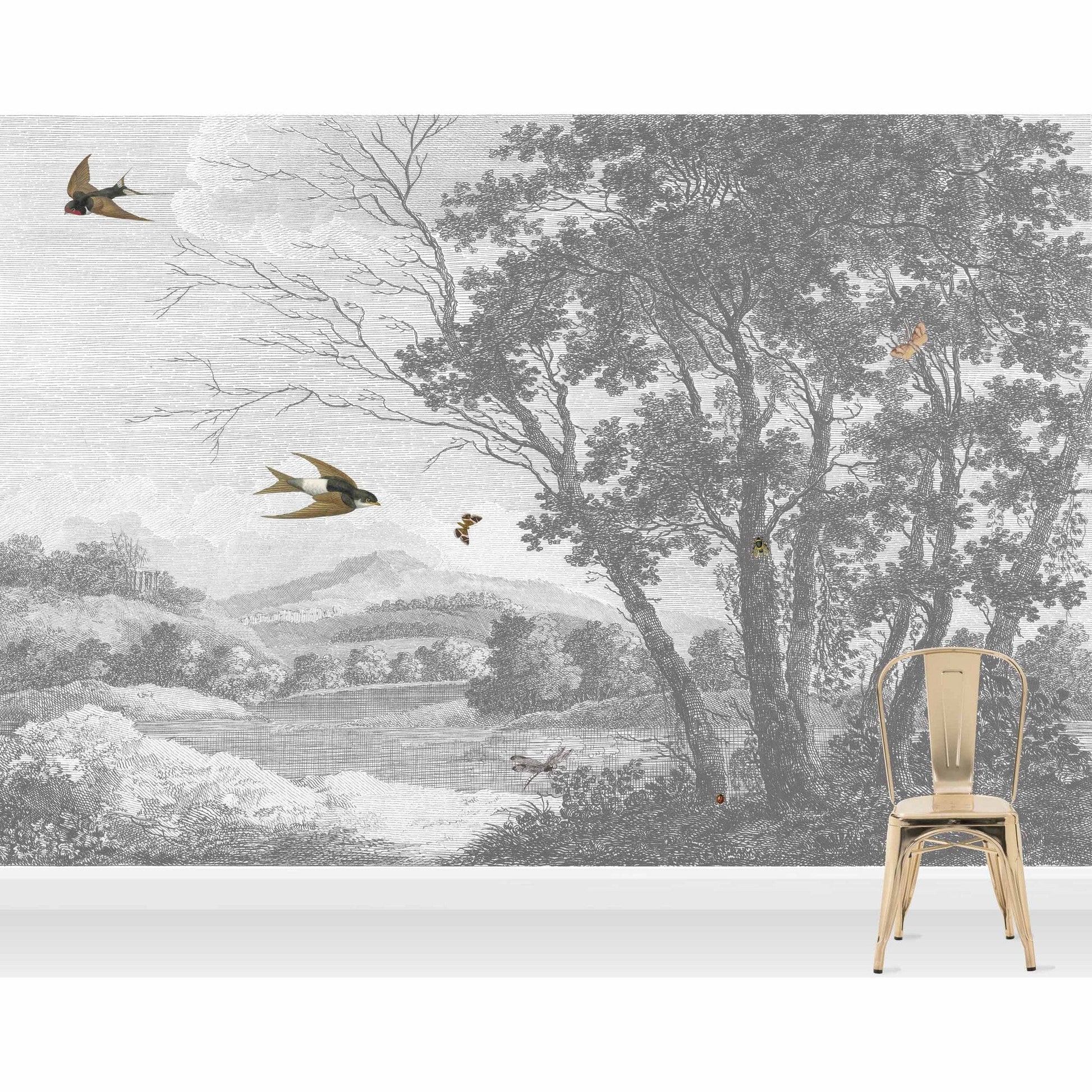 Vintage Zephyr Wall Mural