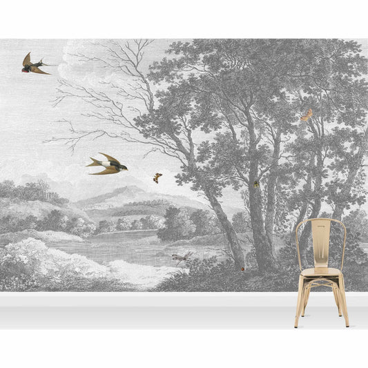 Vintage Zephyr Wall Mural