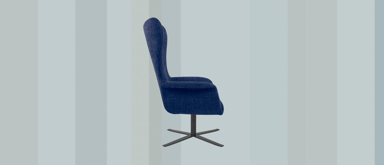 Viva Metal BE02 Bergère Wing Chair-Contract Furniture Store for hospitality, leisure & commercial projects