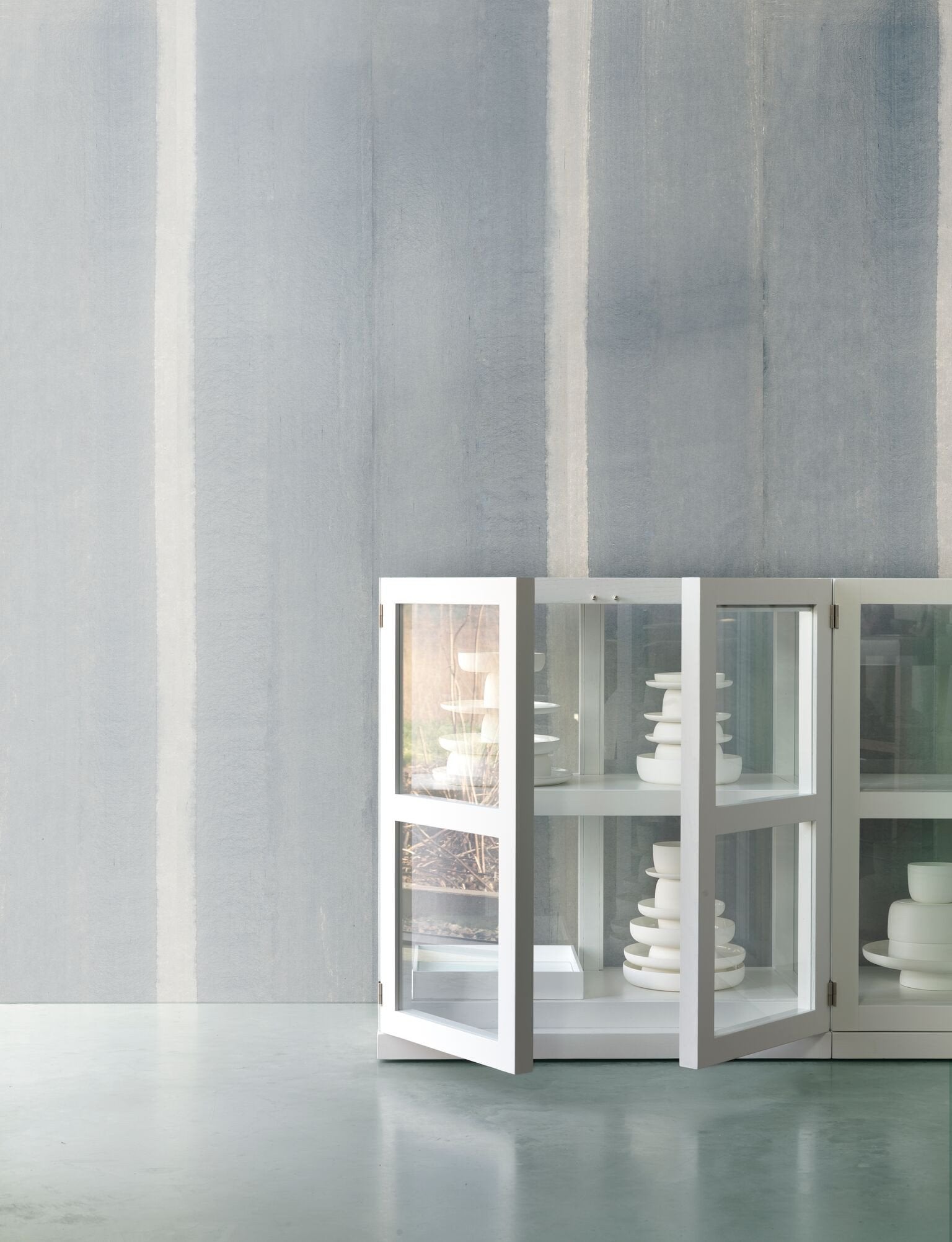 Washi Petrol Wallpaper-Contract Furniture Store for hospitality, leisure & commercial projects