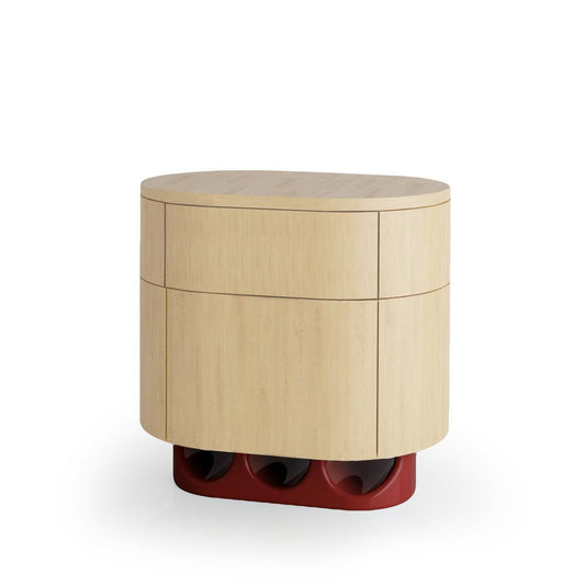 Wave Bedside Cabinet-Contract Furniture Store for hospitality, leisure & commercial projects