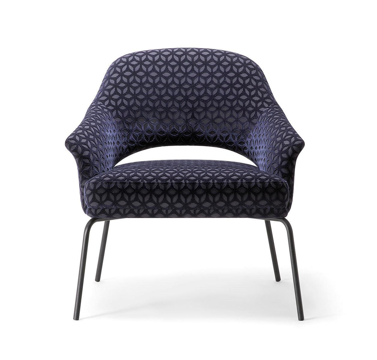 Wings Lounge Chair c/w Metal Legs-Tirolo-Contract Furniture Store